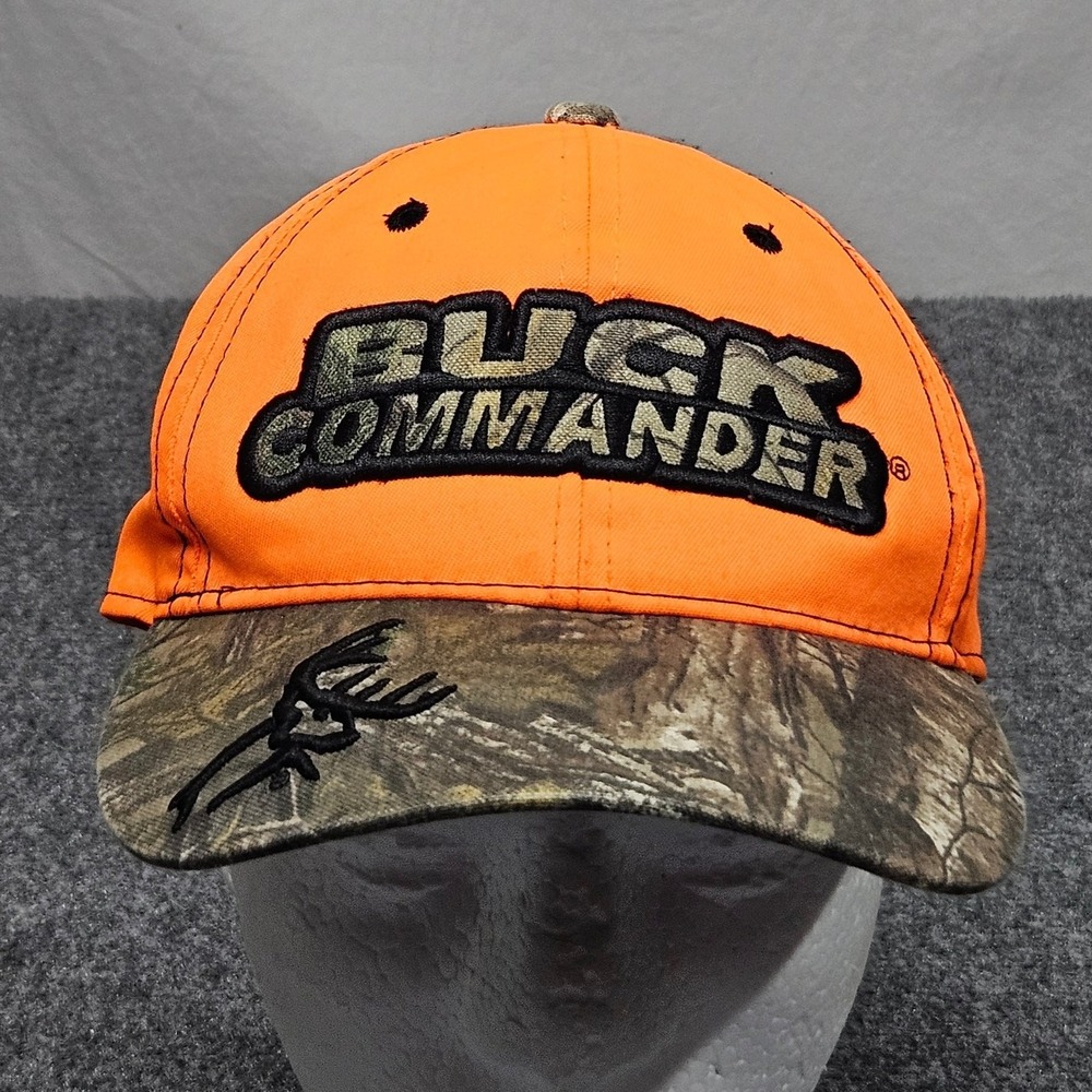 Buck Commander Hat Orange Camo Hunting Cap Embroidered Snapback WOrkwear Utility